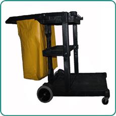 Janitorial Supplies General - Cart Combo Cart White Designed for Versatility (Gray)